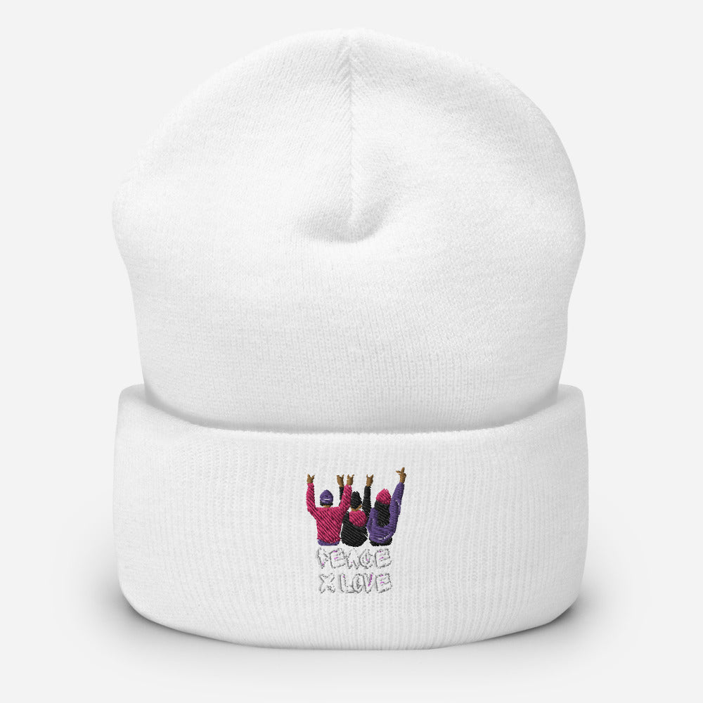 #ejm# - #theejmstore.com#Peace x Love BeanieEJM Aesthetics ApperalThe EJM Store2298926_8938WhitePeace x Love Beanie