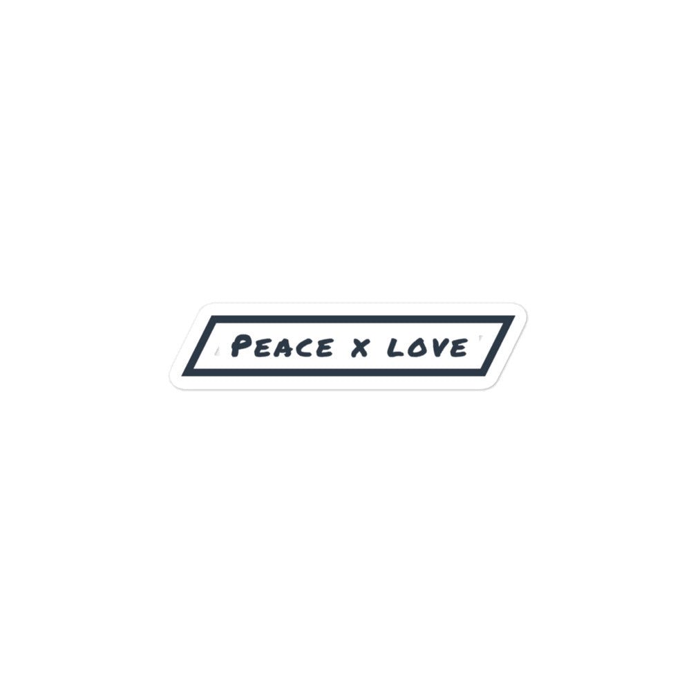 #ejm# - #theejmstore.com#Peace x Love StickerThe EJM StoreThe EJM Store6012066_101644″×4″Peace x Love Sticker