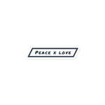 #ejm# - #theejmstore.com#Peace x Love StickerThe EJM StoreThe EJM Store6012066_101644″×4″Peace x Love Sticker