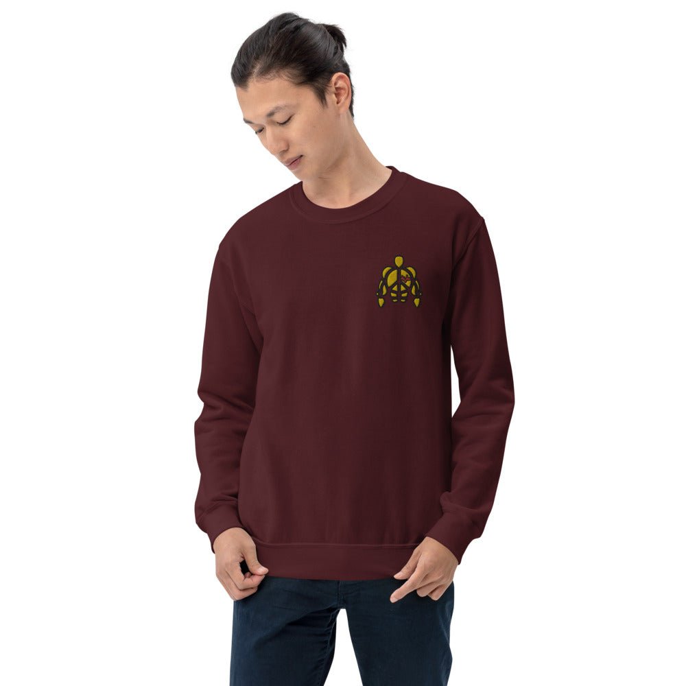 #ejm# - #theejmstore.com#Peace x Love SweaterEJM Aesthetics ApperalThe EJM Store8592645_5490MaroonSPeace x Love Sweater